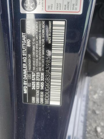 WDDUG6GB3JA398569 Mercedes-Benz S 450