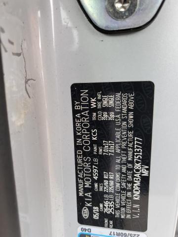 KNDPM3AC8K7513777 KIA Sportage Lx