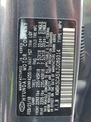 2018 HYUNDAI KONA ULTIM - KM8K5CA5XJU089314
