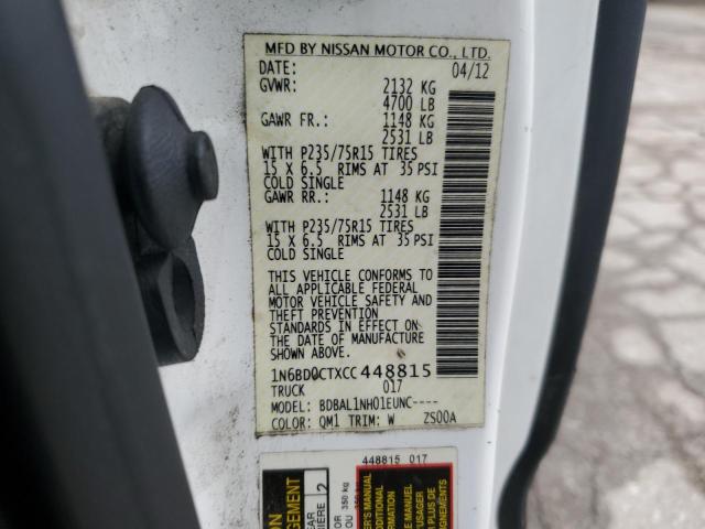 1N6BD0CTXCC448815 2012 Nissan Frontier S