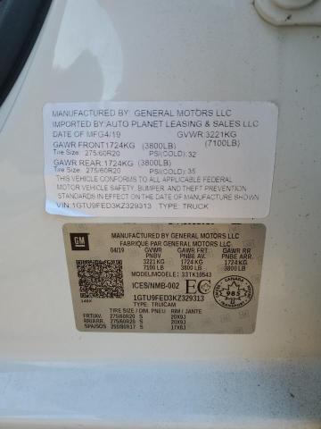 1GTU9FED3KZ329313 GMC Sierra K1500 Denali