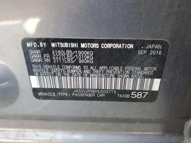 JA32V2FW0HU003713 Mitsubishi LANCER ES