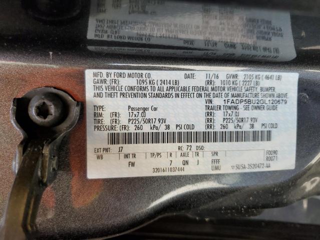1FADP5BU2GL120679 Ford C-MAX SEL
