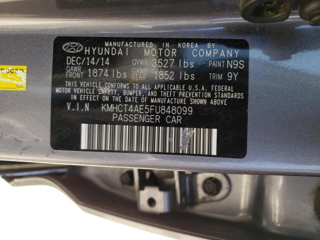 KMHCT4AE5FU848099 Hyundai ACCENT GLS