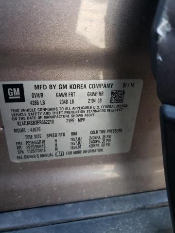KL4CJASB3EB662210 Buick Encore