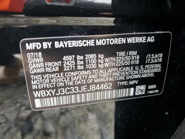 VIN WBXYJ3C33JEJ84462 2018 BMW X2, Sdrive28I no.13