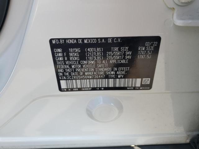 3CZRU5H56NM736447 Honda HR-V EX