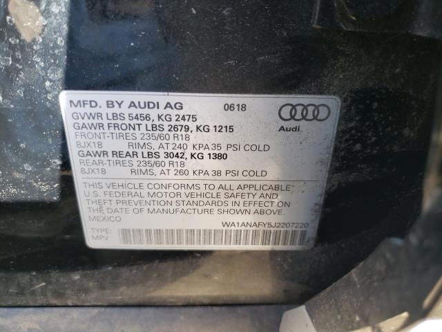 WA1ANAFY5J2207220 2018 AUDI Q5, photo no. 13