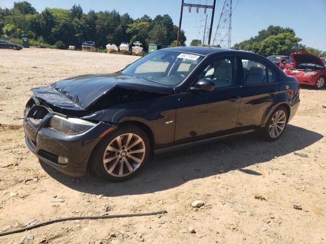 VIN: WBAPH7C51BE678721 Auction: COPART Lot: 66271553 Location: NC - CHINA GROVE WBAPH7C51BE678721 BMW 3 SERIES 2011 BLACK Photo 1