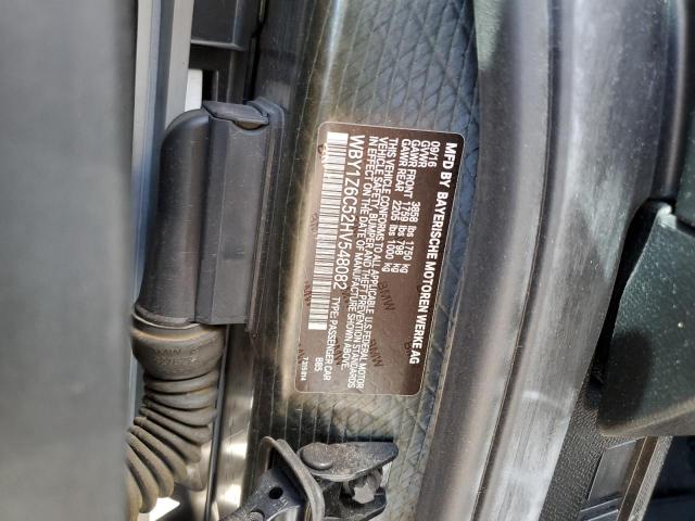 WBY1Z6C52HV548082 BMW I3 Bev