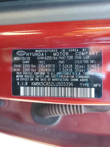 2020 HYUNDAI KONA ULTIM - KM8K5CA52LU503396