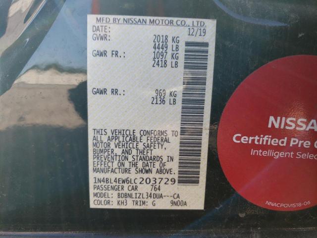 1N4BL4EW6LC203729 Nissan Altima SL 12