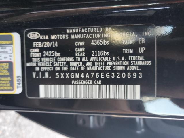 5XXGM4A76EG320693 KIA Optima Lx