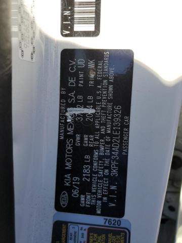 3KPF34AD2LE139326 KIA Forte Gt Line