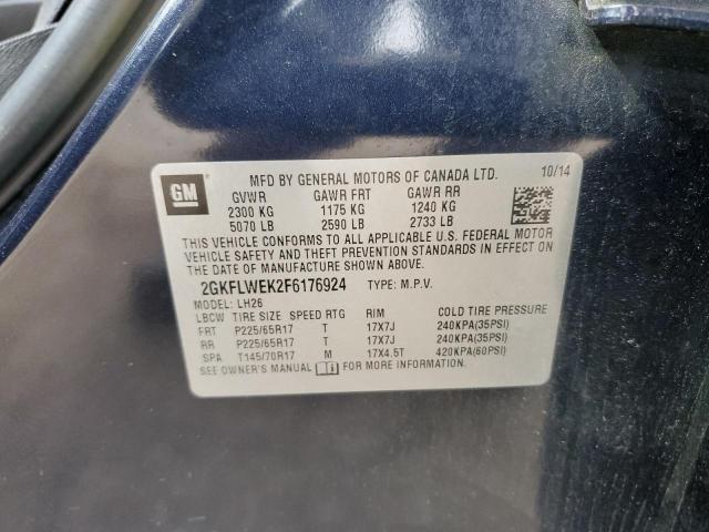 2GKFLWEK2F6176924 GMC Terrain Sle