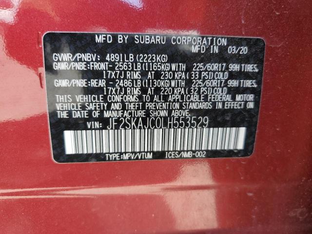 JF2SKAJC0LH553529 Subaru Forester Premium
