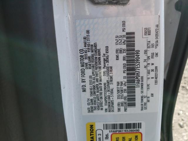 1FA6P0H77E5390490 Ford FUSION SE