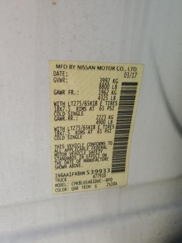 1N6AA1F48HN539933 Nissan Titan Xd Sl