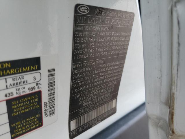 SALWR2FVXHA681037 Land Rover Range Rover Sport Hse