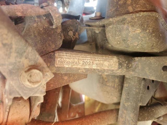 2021 HONDA TRX420 FA 1HFTE47A4M4600626