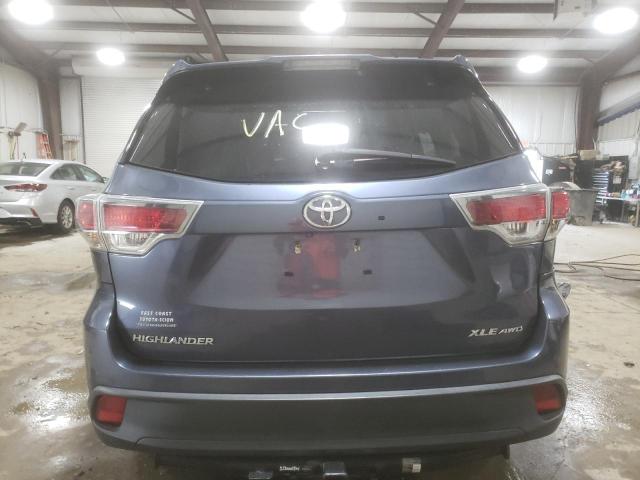 VIN 5TDJKRFH3FS097605 2015 Toyota Highlander, Xle no.6