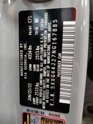 5XXG64J27NG167885 KIA K5 GT LINE