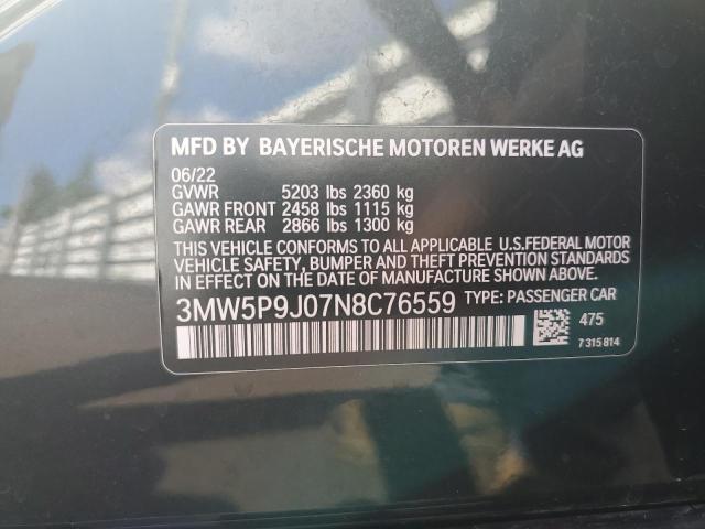 3MW5P9J07N8C76559 BMW 3 Series 330XE 12