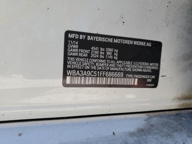 2015 BMW 335 I - WBA3A9C51FF686669