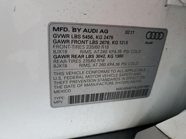 WA1ANAFY6J2007964 2018 AUDI Q5, photo no. 14