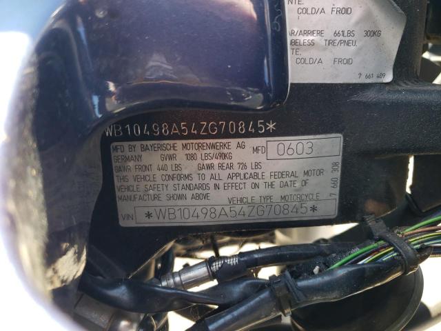 2004 BMW R1150 RS - WB10498A54ZG70845