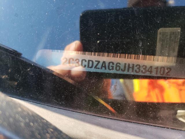2C3CDZAG6JH334102 Dodge Challenger Sxt