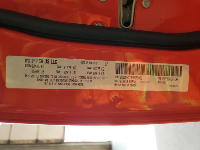 2C3CDXCT9HH556836 Dodge CHARGER R/T