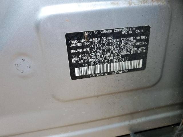 JF2SJARC3JH566912 Subaru Forester 2.5i Limited
