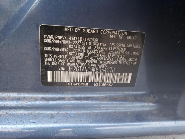 JF2GTANC9K8354278 Subaru Crosstrek Limited