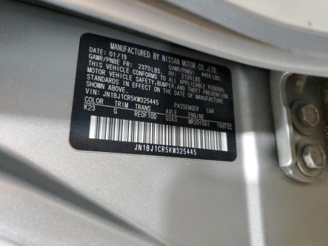 2019 NISSAN ROGUE SPT JN1BJ1CR5KW325445