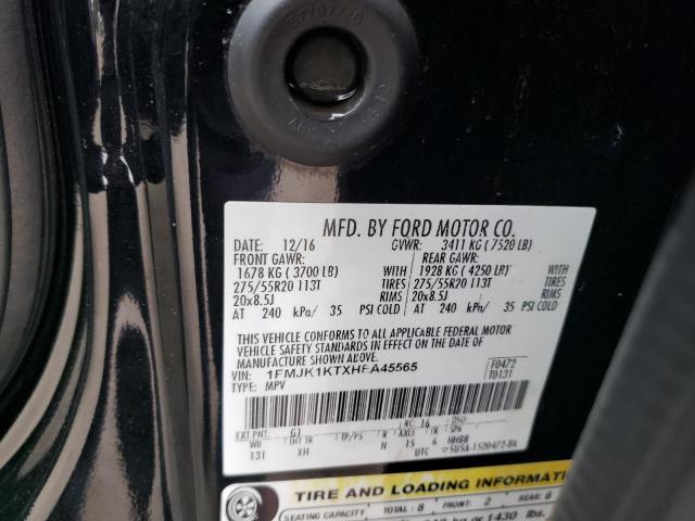1FMJK1KTXHEA45565 Ford Expedition El Limited