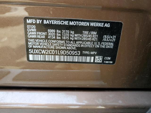 VIN 5UXCW2C01L9D50953 2020 BMW X7, Xdrive40I no.12