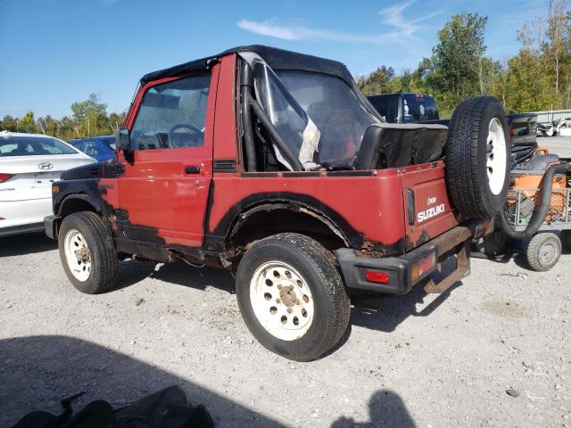 SUZUKI SAMURAI 1988 red  gas JS4JC51C7J4262008 photo #3