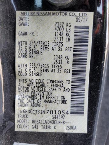 1N6BD0CT3JN701054 Nissan FRONTIER S