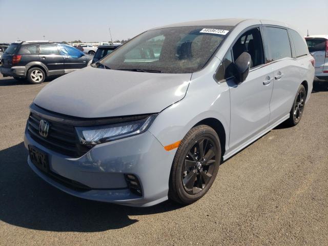Vin: 5fnrl6h72pb060621, lot: 68596723, honda odyssey sp sport-l 20231