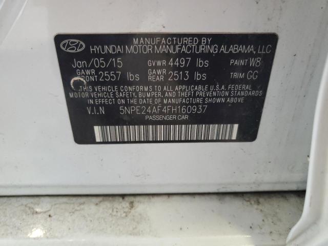 VIN 5NPE24AF4FH160937 2015 HYUNDAI SONATA no.13