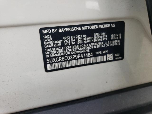 5UXCR6C03P9P47484 2023 BMW X5, photo no. 13