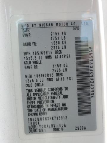 3N6CM0KNXFK715912 Nissan NV200 2.5S
