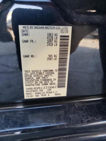 2020 NISSAN ALTIMA SL - 1N4BL4EV9LC225067