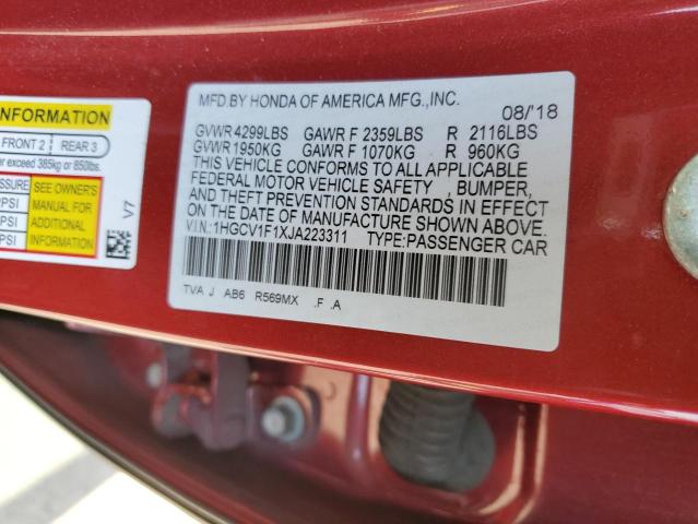 1HGCV1F1XJA223311 Honda ACCORD LX