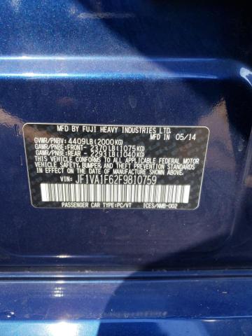 JF1VA1F62F9810759 Subaru Wrx Premium