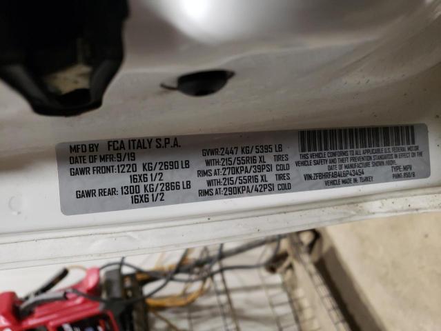 2020 RAM PROMASTER - ZFBHRFAB4L6P43454