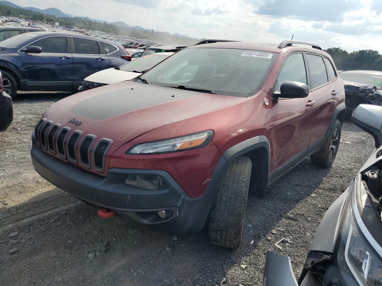 1C4PJMBS9EW277445 2014 Jeep Cherokee Trailhawk