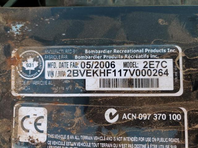 2007 CAN-AM ATV - 2BVEKHF117V000264