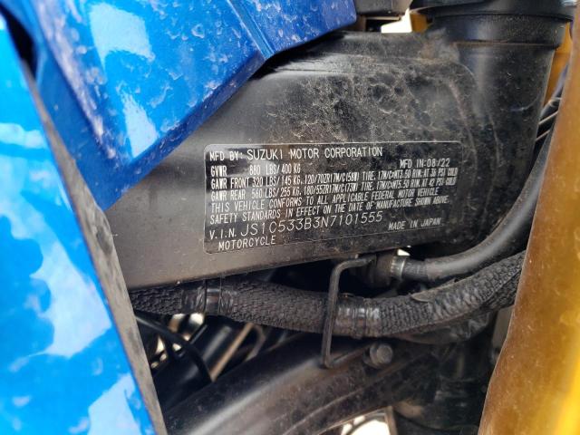 2022 SUZUKI GSX-S750 M - JS1C533B3N7101555